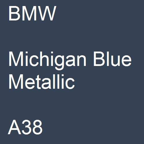 BMW, Michigan Blue Metallic, A38.